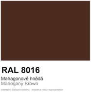 Dulux Trade Vinyl Matt 1L RAL 8016 Mahogany brown - Wall Paint