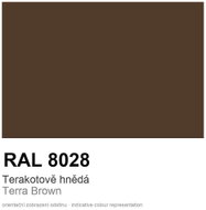 Dulux Trade Vinyl Matt 1L RAL 8028 terracotta brown - Wall Paint