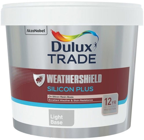 Dulux Trade Weathershield Silicon Plus 10L, NCS S 4502-G - Facade Paint - Main image