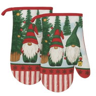 DuraHome Kitchen gloves, OM08, Christmas 2 pcs, 2 elves - Oven Mitt