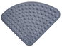 Non Slip Bath Mat DuraHome Anti-slip mat, corner 54×54 cm, grey - Protiskluzová podložka do vany