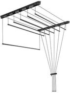 DuraHome stropní sušák černý 6 × 80 cm - Sušák na prádlo