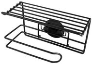 DuraHome Wire toilet paper holder with shelf self-adhesive - Toilet Paper Holder