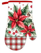 DuraHome kitchen gloves, Christmas design, XRM236 - Oven Mitt