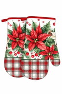 DuraHome kitchen gloves, Christmas design, 2-pack, XRM236 - Oven Mitt