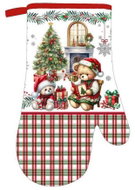 DuraHome kitchen gloves, Christmas design, XRM1125 - Oven Mitt