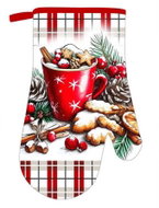 DuraHome kitchen gloves, Christmas design, XRM287 - Oven Mitt