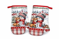 DuraHome kitchen gloves, Christmas design, 2-pack, XRM1127 - Oven Mitt