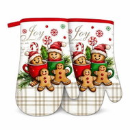 DuraHome kitchen gloves, Christmas design, 2-pack, XRM2196 - Oven Mitt