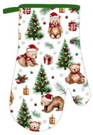 DuraHome kitchen gloves, Christmas design, XRM295 - Oven Mitt