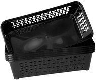 DURAmat Basket, DOMINO 2, black, 5 pcs - Small Basket