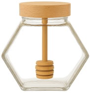 DuraHome Sklenice Vilík s naběračkou na med, 380 ml - Condiments Tray