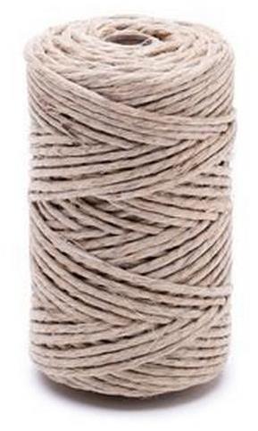DuraHome food grade linen twine - grey, glossy 50 g / 60 m - Twine - Main image