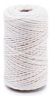 DuraHome food grade linen twine - white, glossy 50 g / 60 m - String