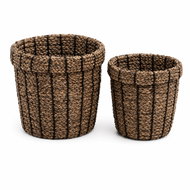 DuraHome Koš mořská tráva Nest, hnědý, 2 ks - Storage Basket