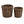 Seagrass Basket Nest, Brown, 2pcs