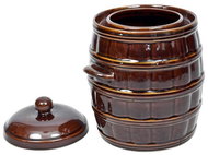 DuraHome Soudek keramický s poklicí, 12 l - Zelák