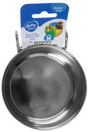 DUVO+ Hanging stainless steel bird cage bowl M 630 ml diameter 12,5 cm - Bird Bowl