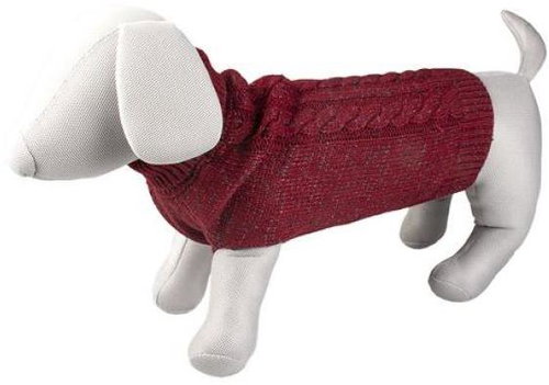 DUVO+ Pletený svetr pro psy XS 30 cm červený - Sweater for Dogs - Main image