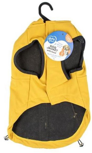 DUVO+ Stylish hooded jacket for dogs XS 30 cm yellow - Dog Clothes - Main image