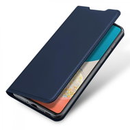 Skin Pro knížkové kožené pouzdro na Samsung Galaxy A73, modré - Phone Case