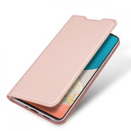 Skin Pro knížkové kožené pouzdro na Samsung Galaxy A73, růžové - Phone Case