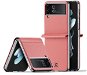 Bril kožené pouzdro na Samsung Galaxy Z Flip 4, růžové - Phone Case