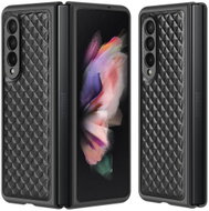 Venice kožený kryt na Samsung Galaxy Z Fold 3, černý - Phone Cover