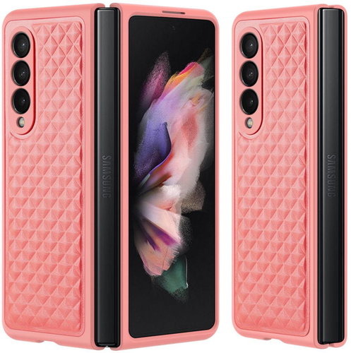 Venice kožený kryt na Samsung Galaxy Z Fold 3, červený - Phone Cover - Main image