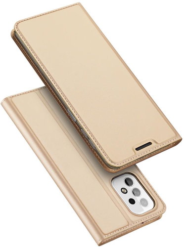Skin Pro knížkové pouzdro na Samsung Galaxy A23, zlaté - Phone Case - Main image