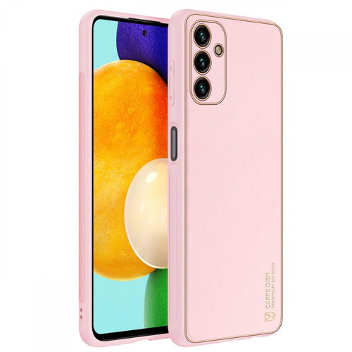 Yolo kožený kryt na Samsung Galaxy A13 5G, růžový - Phone Cover - Main image