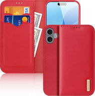 Dux Ducis Hivo flipové kožené pouzdro pro iPhone 16 Plus Red - Phone Case