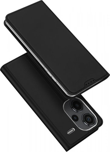 Dux Ducis Skin Pro flip leather case for Xiaomi Redmi Note 13 Pro+ 5G Black - Phone Case - Main image