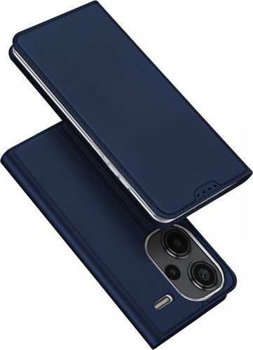 Dux Ducis Skin Pro flip leather case for Xiaomi Redmi Note 13 Pro+ 5G Blue - Phone Case - Main image