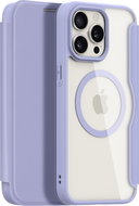 Dux Ducis Skin X Pro flipové kožené pouzdro pro iPhone 15 Pro Max Purple - Phone Case