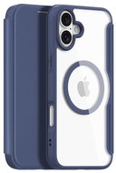 Dux Ducis Skin X Pro Magnetic Flip Leather Case for iPhone 16 Blue - Phone Case
