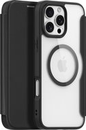 Dux Ducis Skin X Pro Magnetické Flipové kožené pouzdro pro iPhone 16 Pro Black - Phone Case