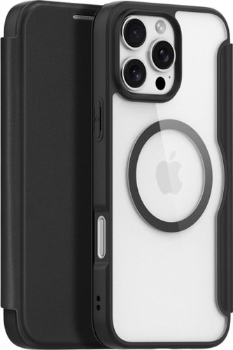 Dux Ducis Skin X Pro Magnetic Flip Leather Case for iPhone 16 Pro Max Black - Phone Case - Main image