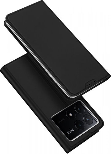 Dux Ducis Skin Pro flip leather case for Xiaomi Poco X6 Pro Black - Phone Case - Main image