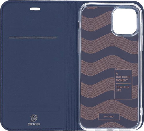 DUX DUCIS Skin Pro flip leather case for iPhone 11 Pro Blue - Phone Case - Main image