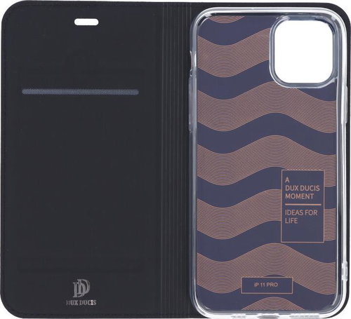 DUX DUCIS Skin Pro flip leather case for iPhone 11 Pro Black - Phone Case - Main image