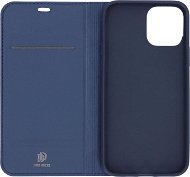 DUX DUCIS Skin Pro flipové kožené pouzdro pro iPhone 12 Modrá - Phone Case