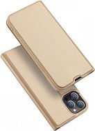 DUX DUCIS Skin Pro flipové kožené pouzdro pro iPhone 13 Zlatá - Phone Case