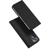 DUX DUCIS Skin Pro flipové kožené pouzdro pro iPhone 15 Černá - Phone Case