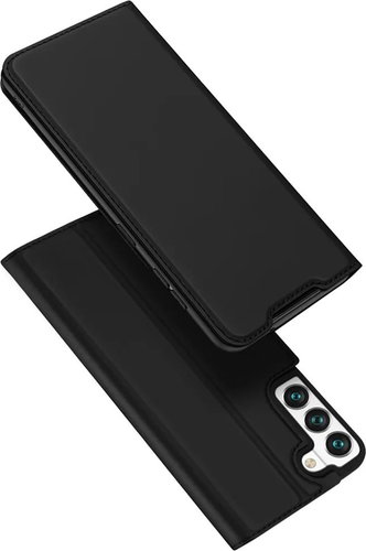 DUX DUCIS Skin Pro flip leather case for Samsung Galaxy S23 Black - Phone Case - Main image