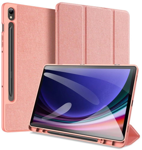 Dux Ducis Domo for Samsung Galaxy Tab S9 FE, pink - Tablet cover - Main image