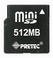 PRETEC Mini Secure Digital 512MB - Paměťová karta