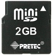 PRETEC Mini Secure Digital 2GB - Speicherkarte