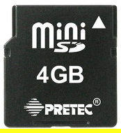 PRETEC Mini Secure Digital 4GB - Memory Card