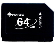 PRETEC Reduced Size MMC MultiMedia Card 64MB - Memory Card